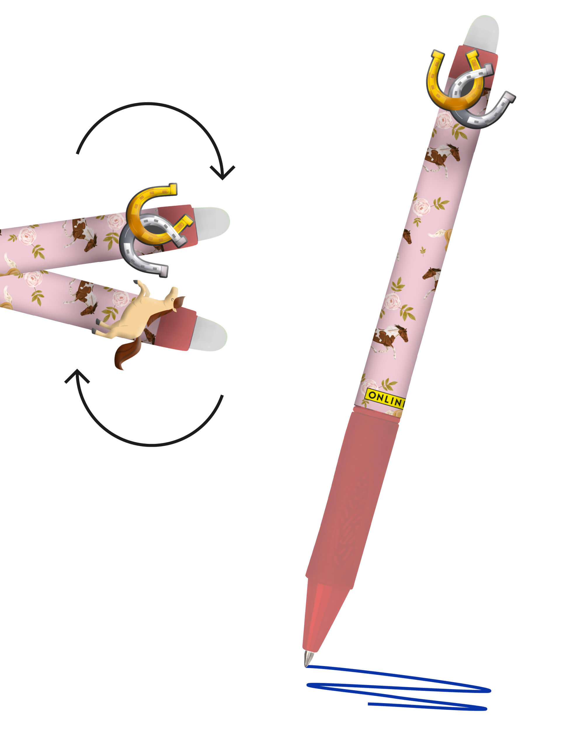 Radierbarer Gelschreiber magiXX Spin Horse