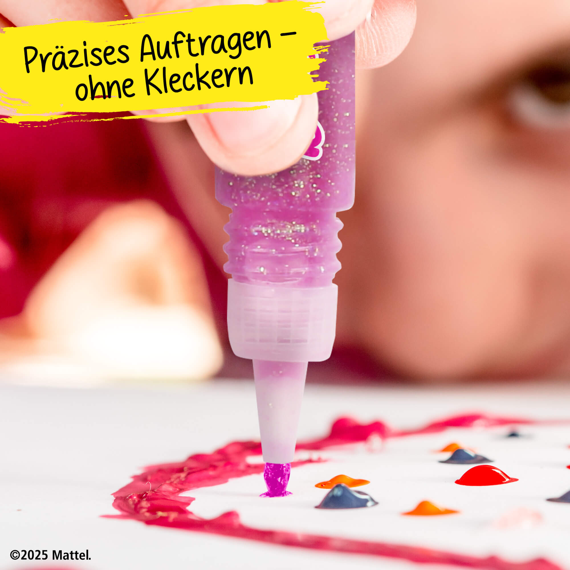 Glitter Glue Set Barbie