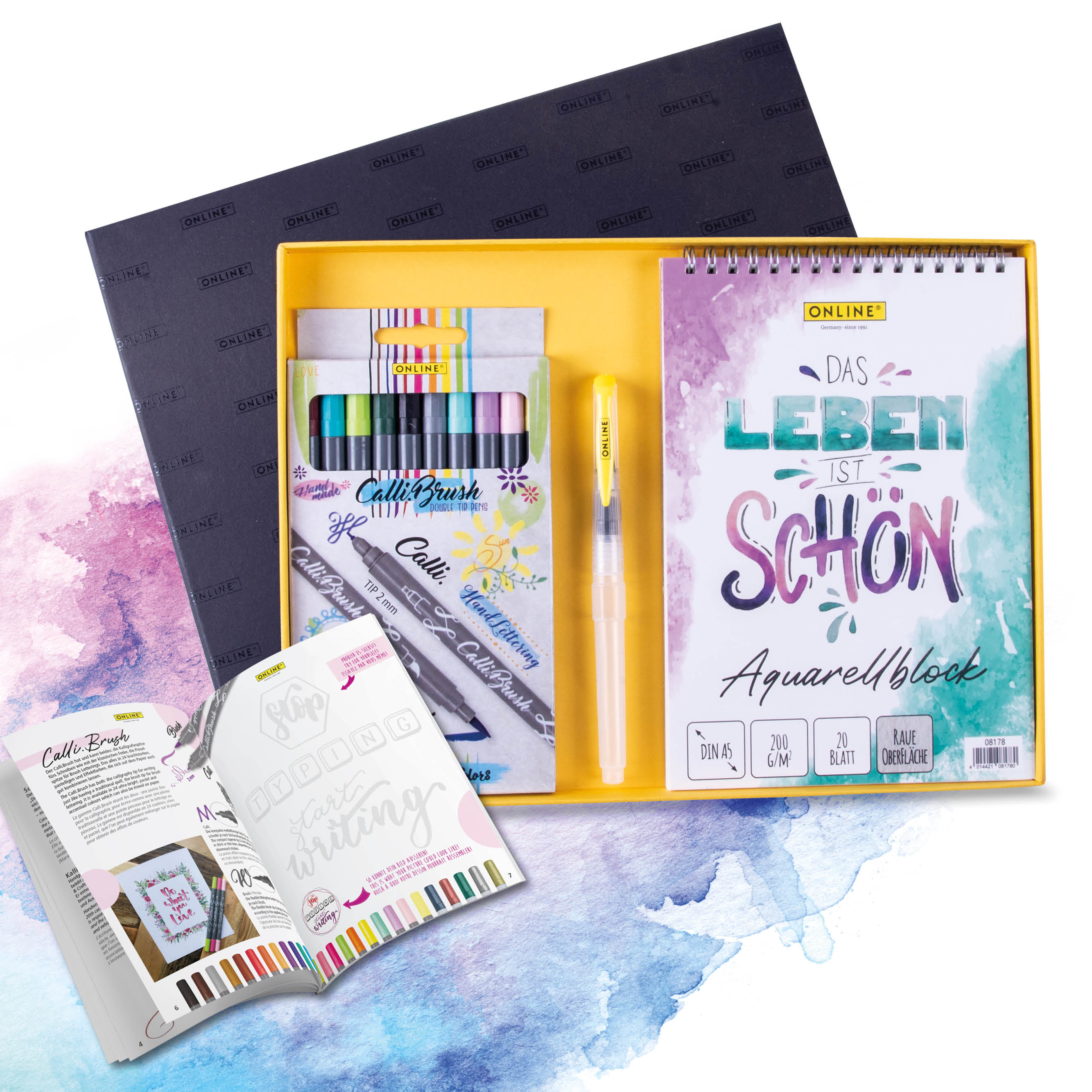 Watercolour & Blending Set Aquarall & Blending Set