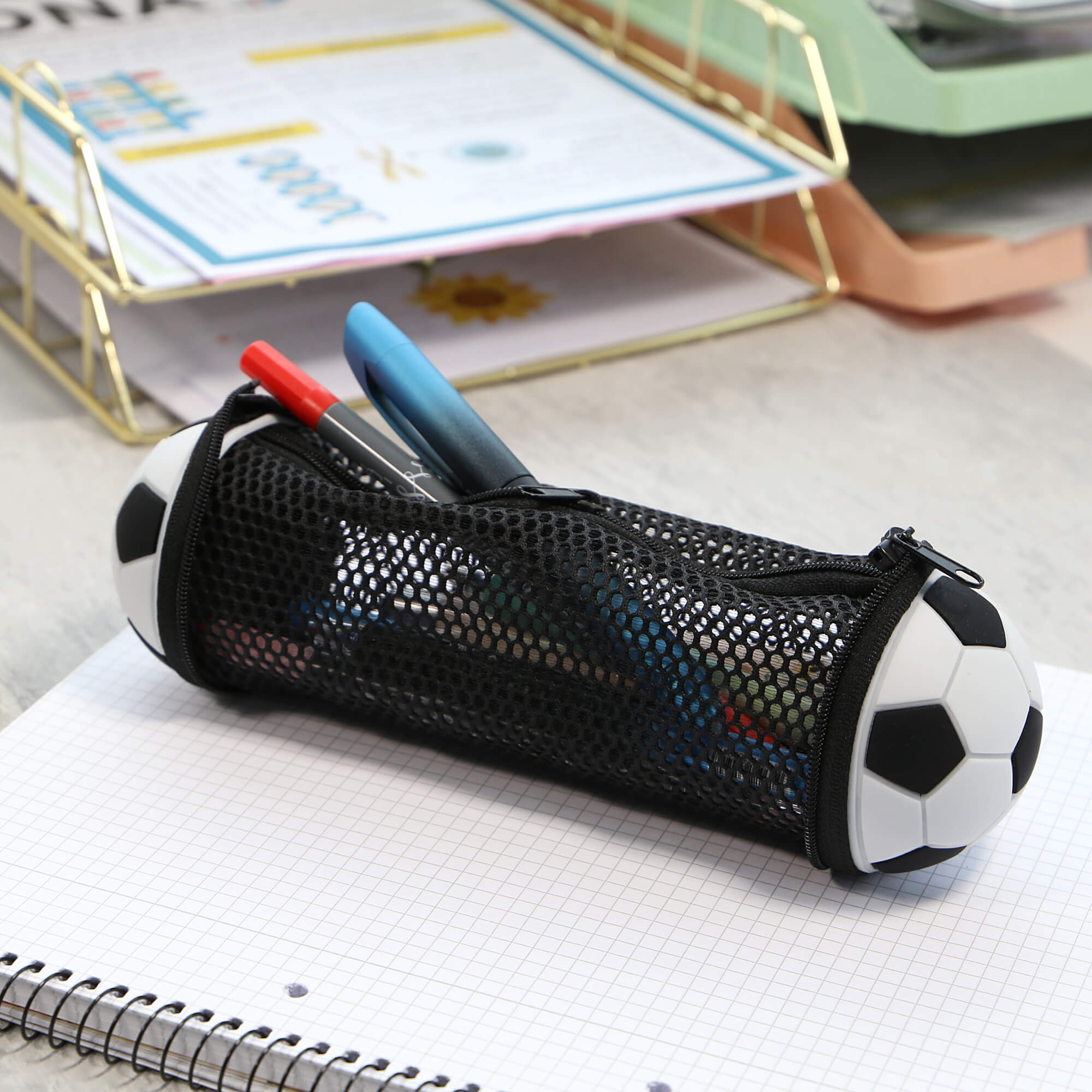 ONLINE Schlamperetui Soccer Zip