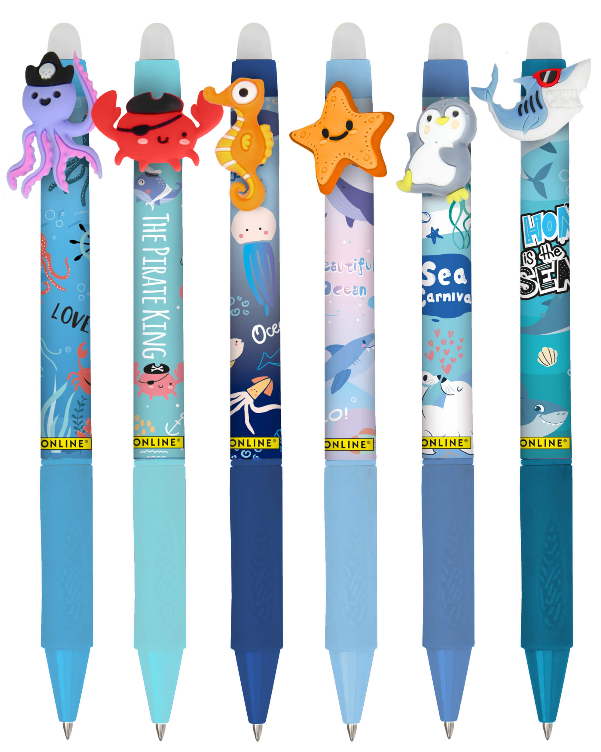 Radierbare Gelschreiber magiXX Fun Sea World, 6er Pack Radierbare Gelschreiber magiXX Fun Sea World, 6er Pack