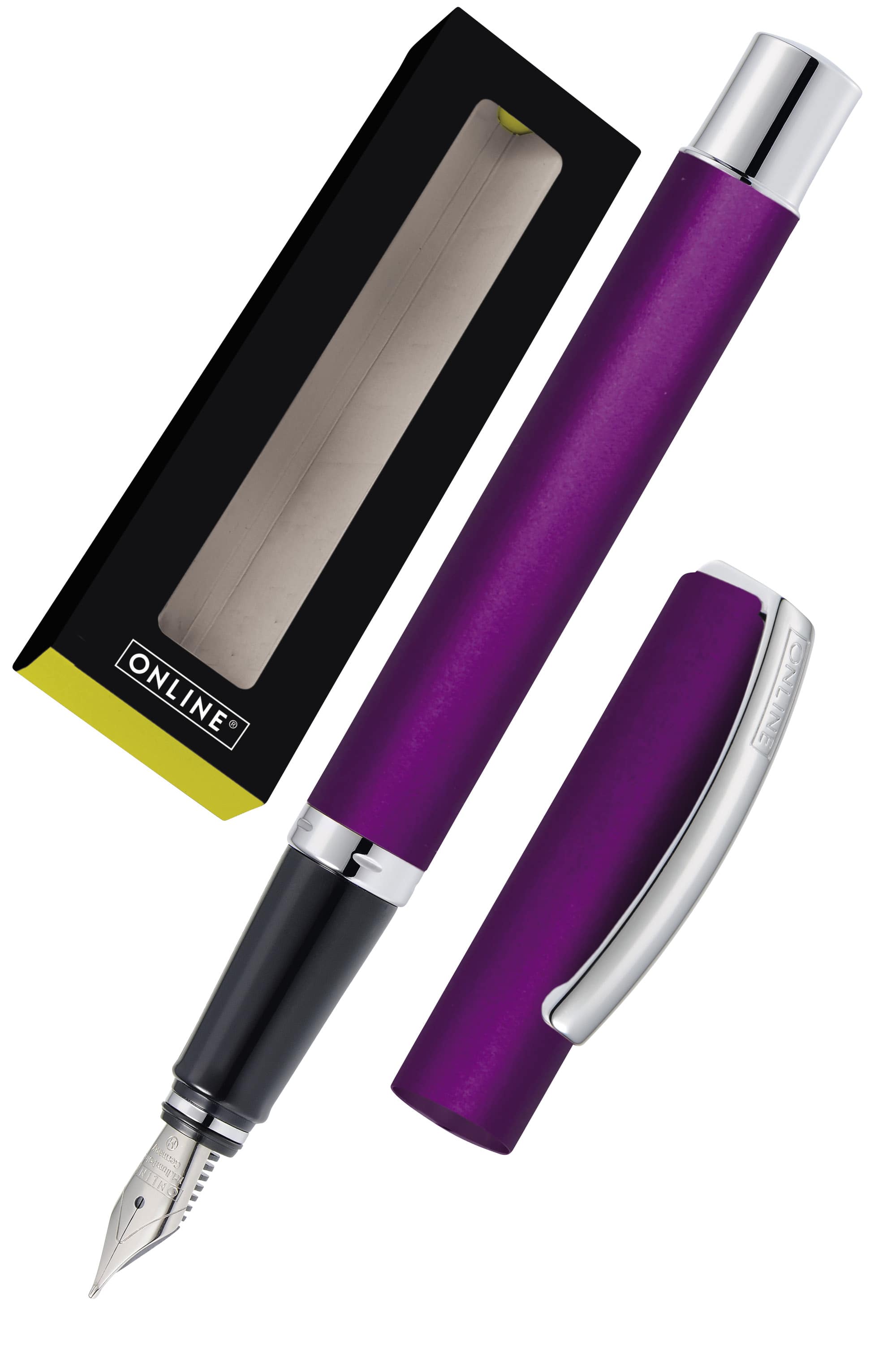 Fountain Pen Vision Satin Wild Purple Feder M