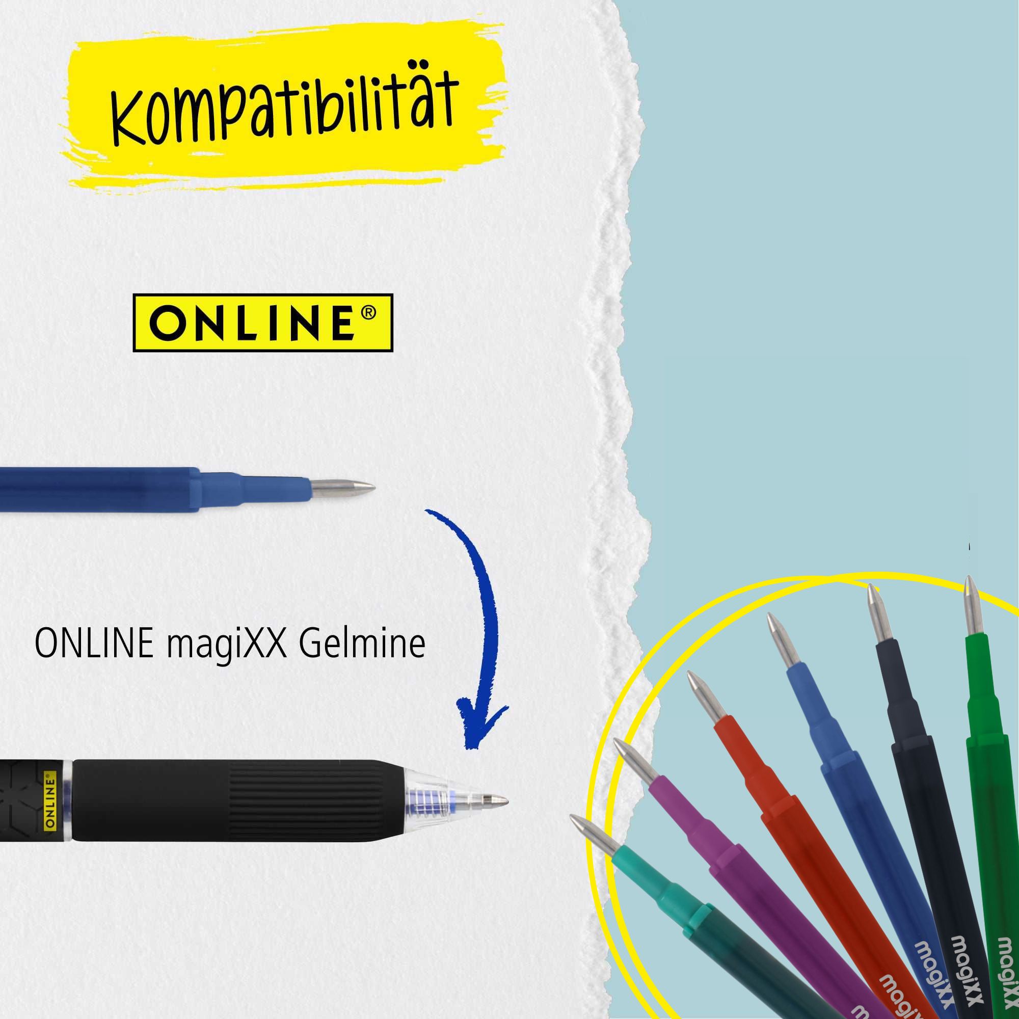 Erasable gel pen ONLINE magiXX Design Black