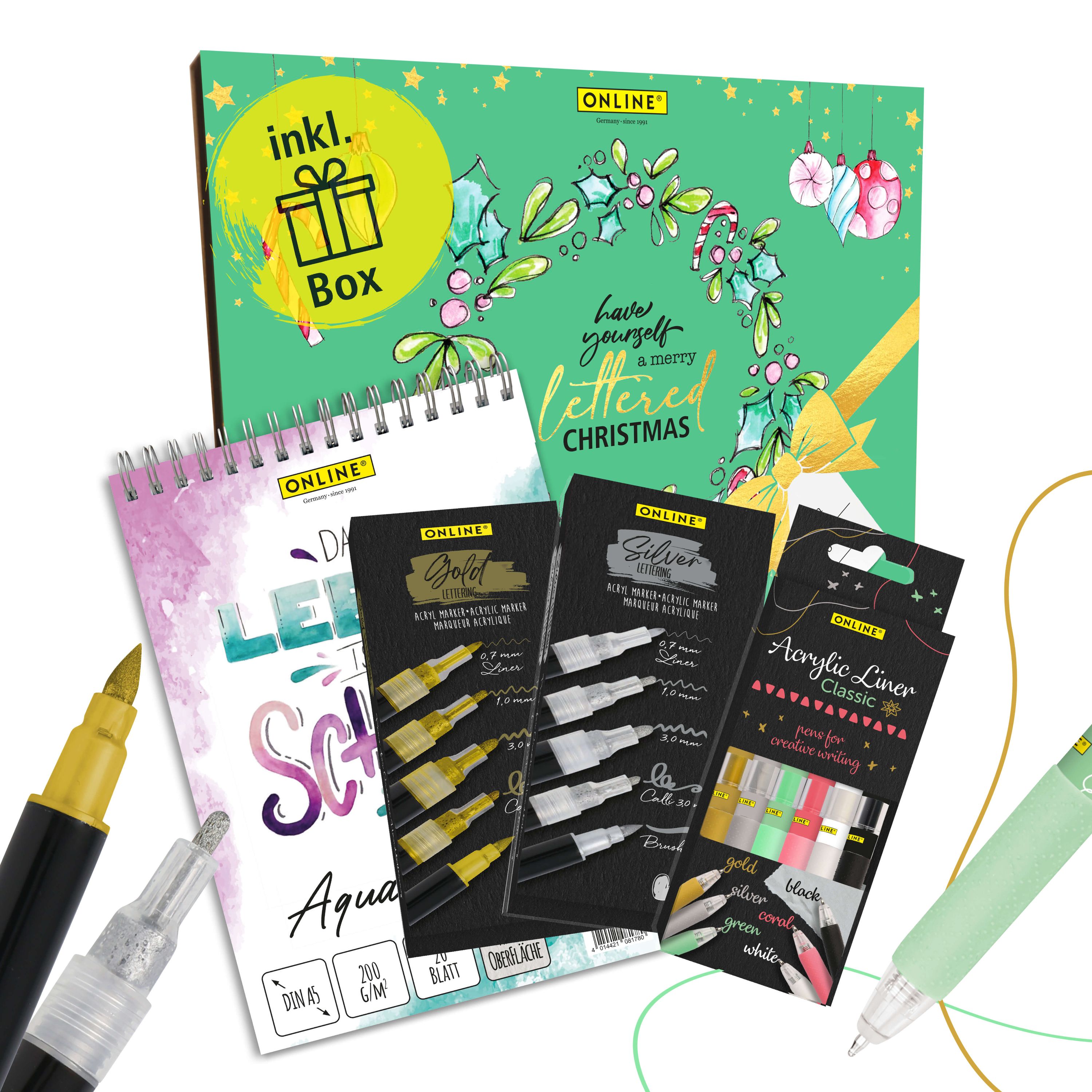 ONLINE Christmas Lettering Set