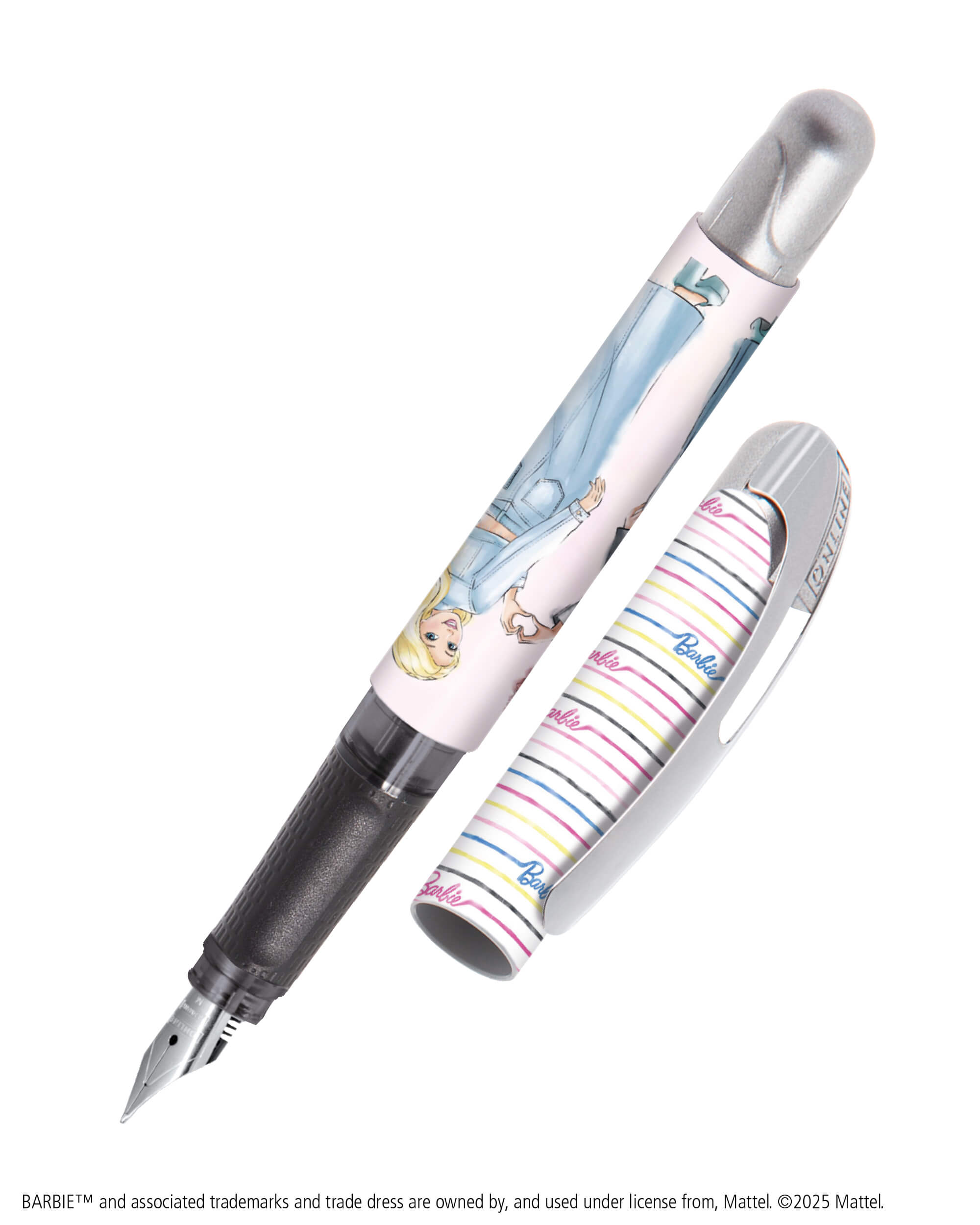 Fountain Pen College Barbie Malibu
