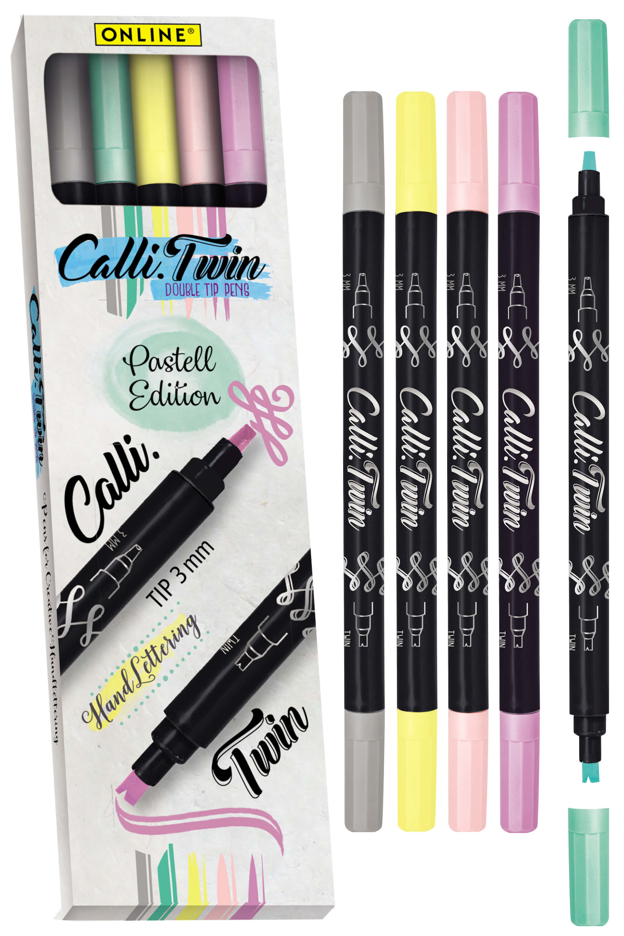 Brush pen set Calli Twin Pastel Edition