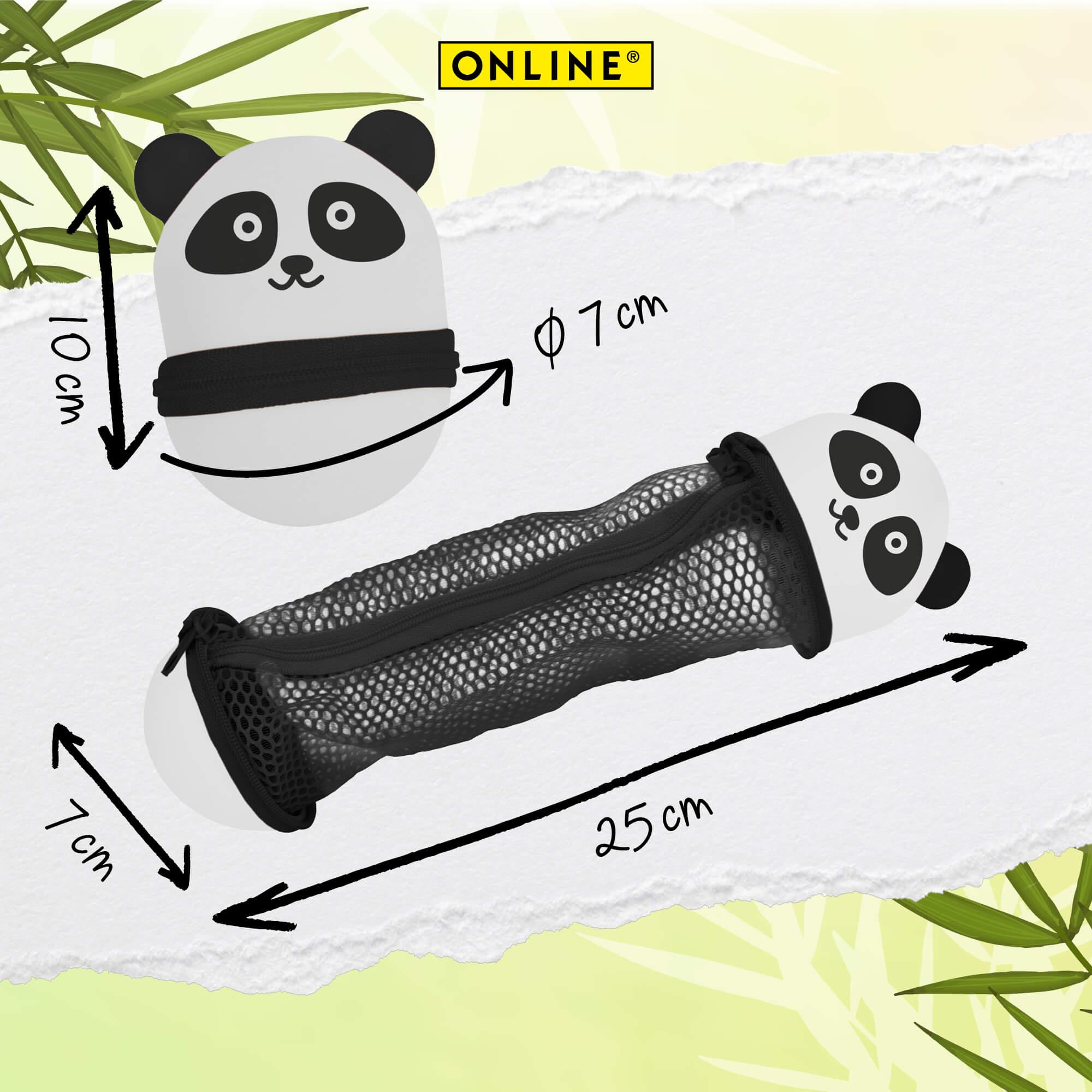 ONLINE Schlamperetui Panda Zip