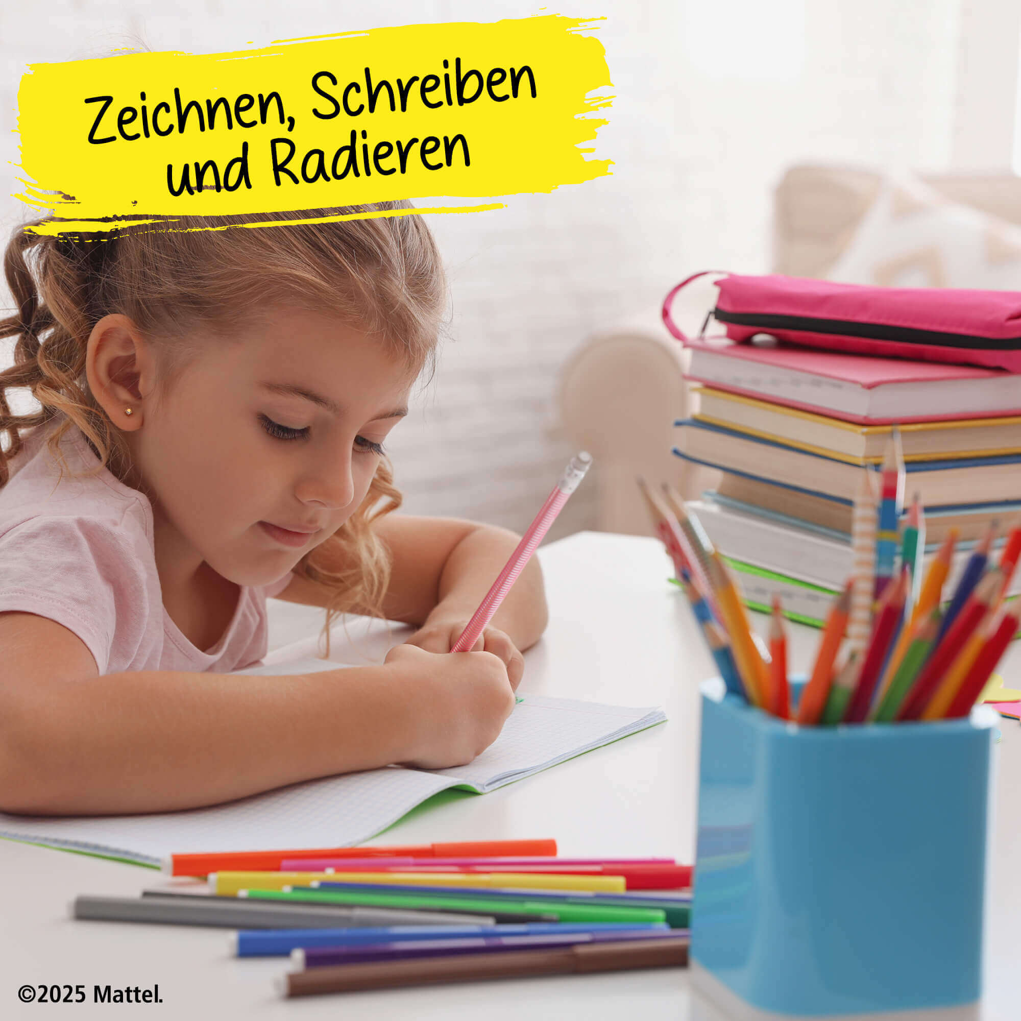 Bleistifte mit Radierer Barbie