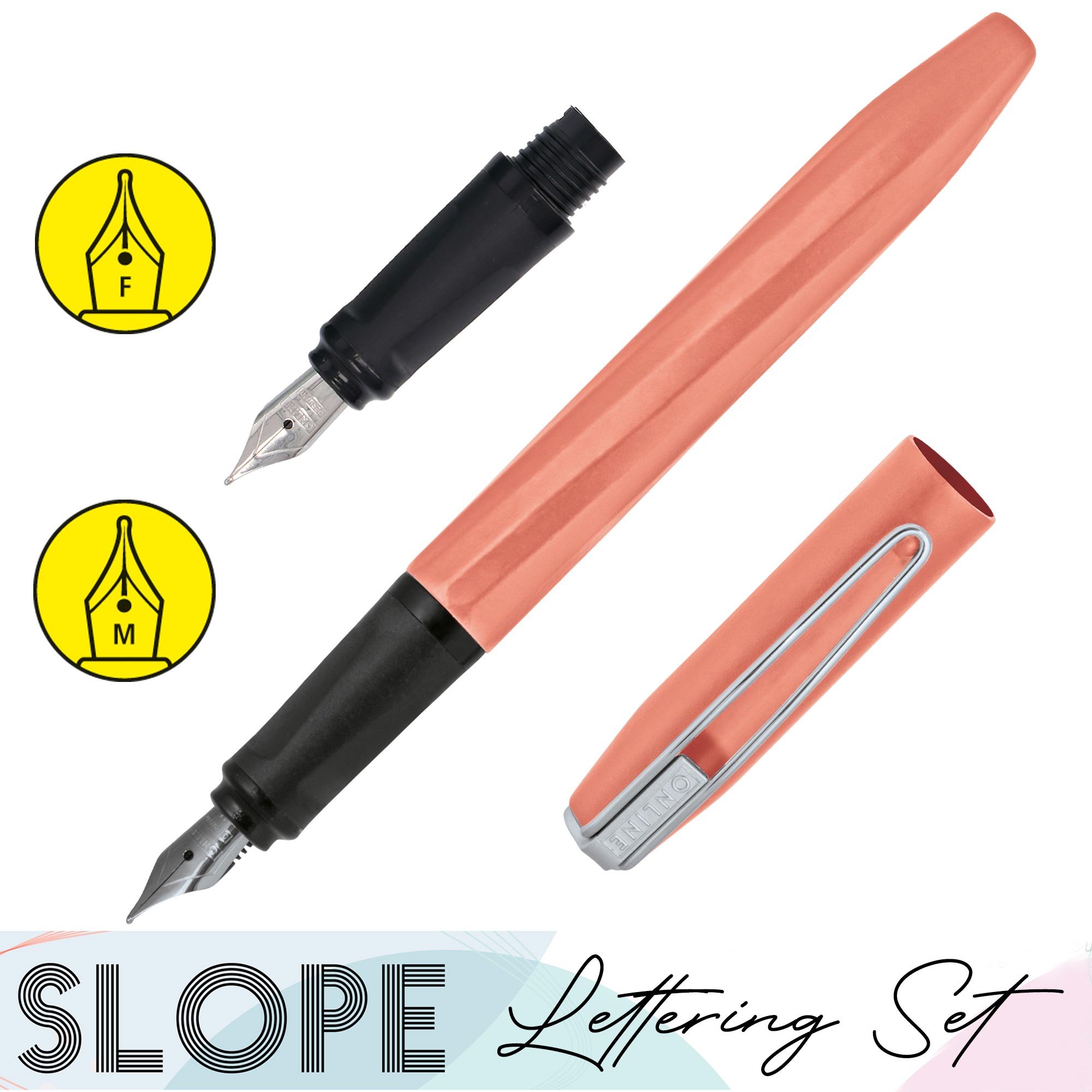Lettering Set Slope Lettering Set Slope