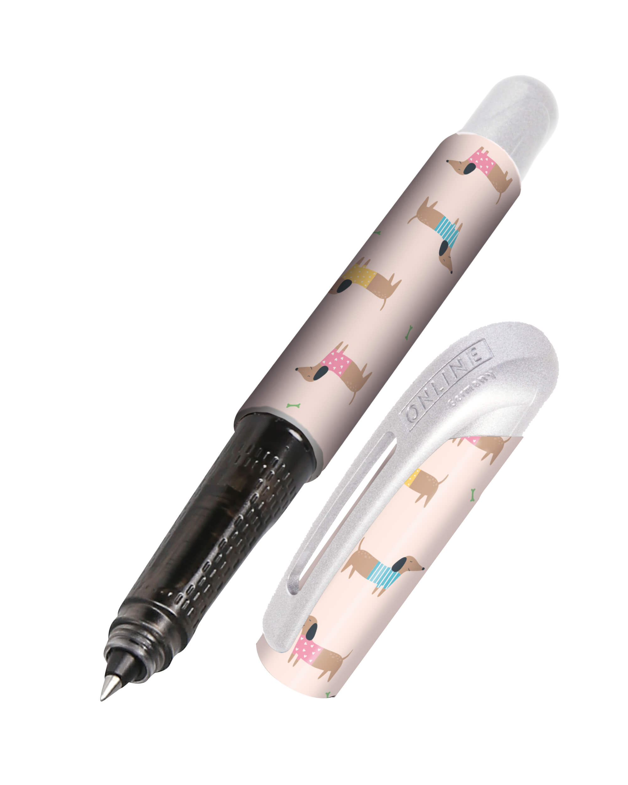 Ink-Rollerball College Fluffy Dogs