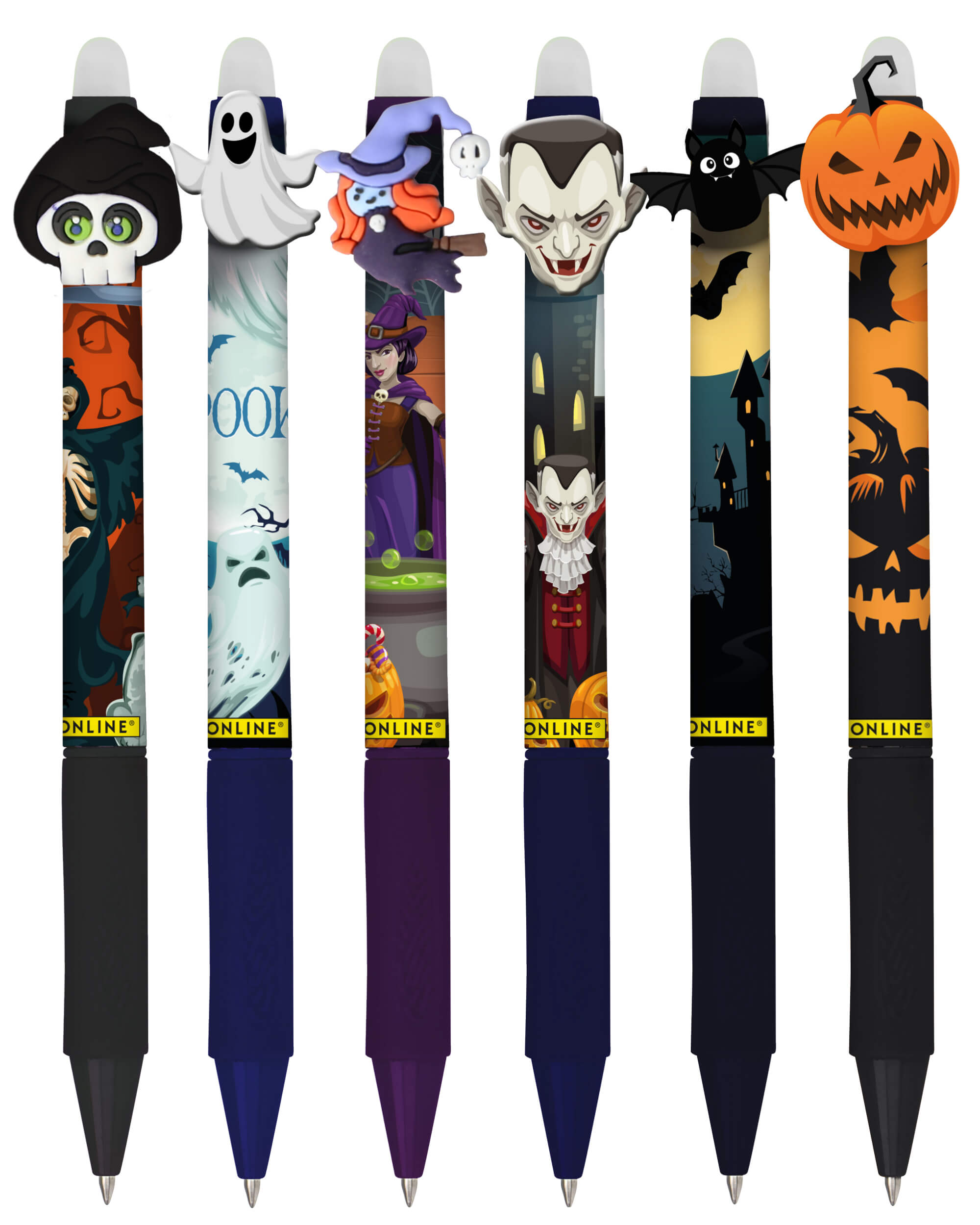Erasable Gelpen ONLINE magiXX Fun Halloween, 6 pcs.
