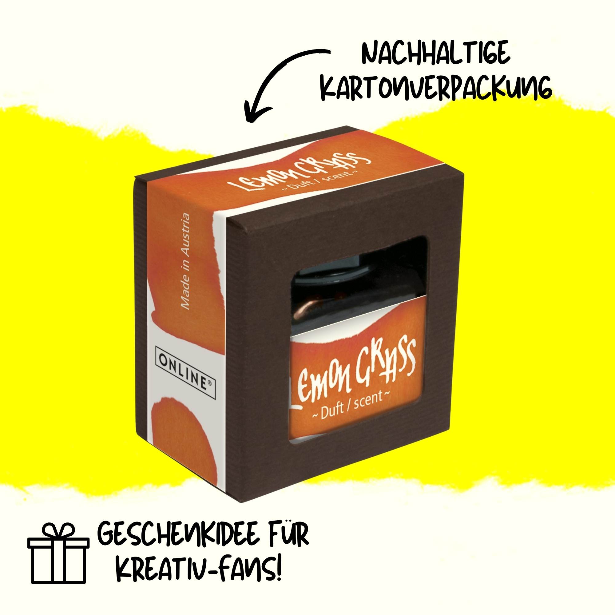 Ink of the senses Orange 15 ml with Scent Lemon Grass