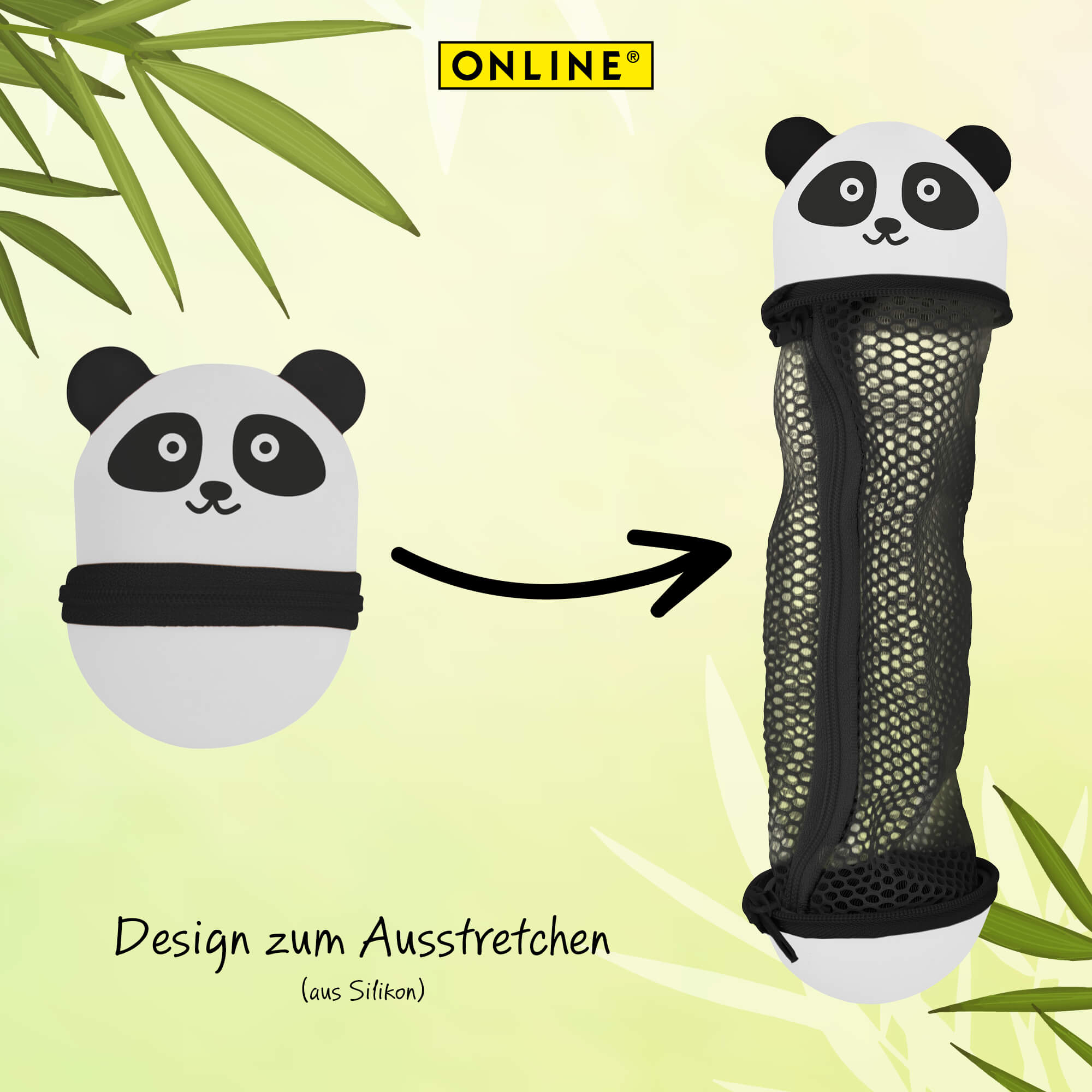 ONLINE Schlamperetui Panda Zip